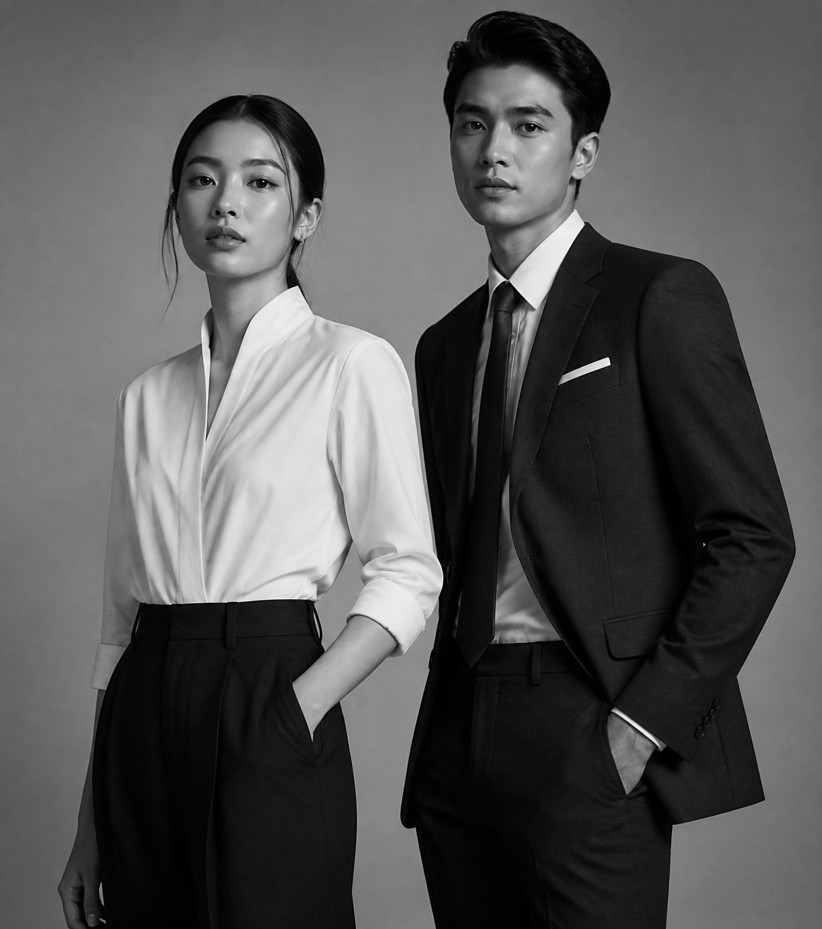 Young Singapore professionals wearing ZAAZ office attire